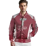 personalized-troy-trojans-hexagon-grid-red-varsity-jacket-best-selling.webp