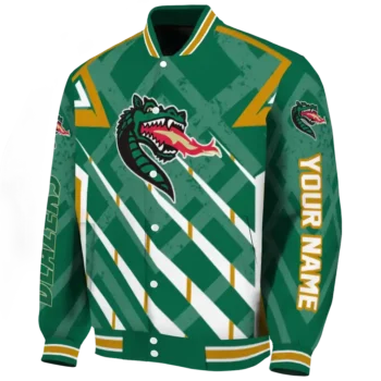 UAB Blazers Jacket - Personalized Chevron Angles Green Deluxe