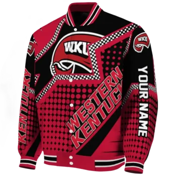 Western Kentucky Hilltoppers Jacket - Personalized Star Burst Red Deluxe