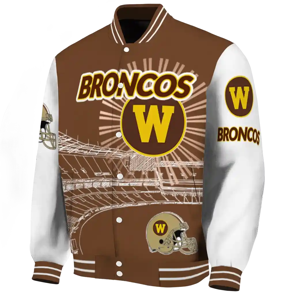 personalized-western-michigan-broncos-ferris-arena-brown-white-varsity-jacket-best-selling.webp personalized western michigan broncos ferris arena brown white varsity jacket best selling