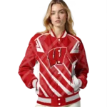 personalized-wisconsin-badgers-chevron-angles-red-varsity-jacket-best-selling.webp