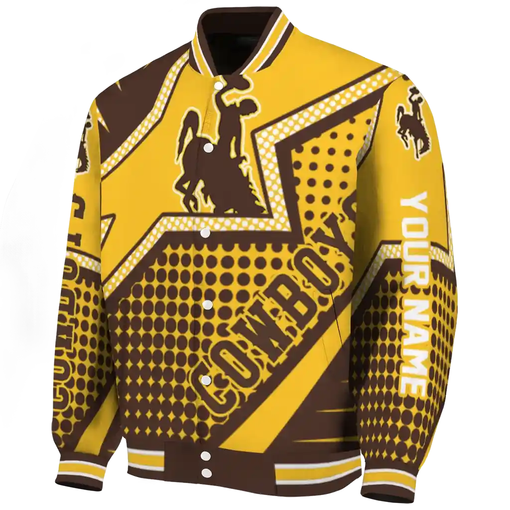 personalized-wyoming-cowboys-star-burst-brown-varsity-jacket-best-selling.webp personalized wyoming cowboys star burst brown varsity jacket best selling