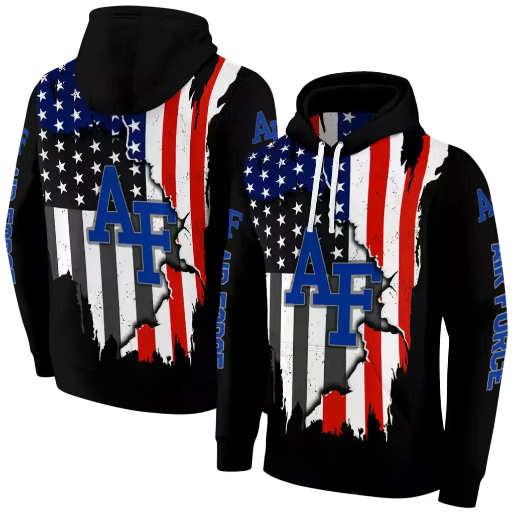 air force falcons american pride black hoodie fashion forward air force falcons american pride black hoodie fashion forward