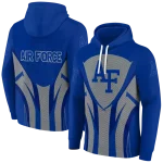 air force falcons concentric lines blue black hoodie best selling