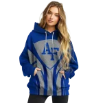 air force falcons concentric lines blue black hoodie best selling