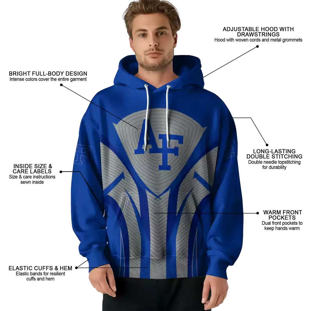 air force falcons concentric lines blue black hoodie latest model air force falcons concentric lines blue black hoodie latest model
