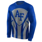 air force falcons concentric lines blue black hoodie best selling