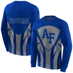 air force falcons concentric lines blue black hoodie best selling