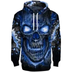 air force falcons demonic skull blue black hoodie best selling