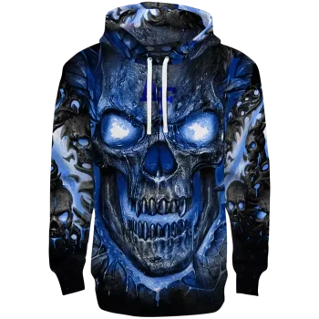 air force falcons demonic skull blue black hoodie best selling