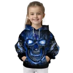 air force falcons demonic skull blue black hoodie best selling
