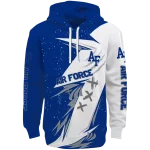 air force falcons dynamic slash blue white hoodie best selling