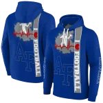 air force falcons football heartbeat blue hoodie best selling