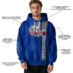 air force falcons football heartbeat blue hoodie best selling