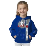 air force falcons football heartbeat blue hoodie best selling