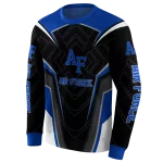 air force falcons futuristic pattern blue black hoodie best selling