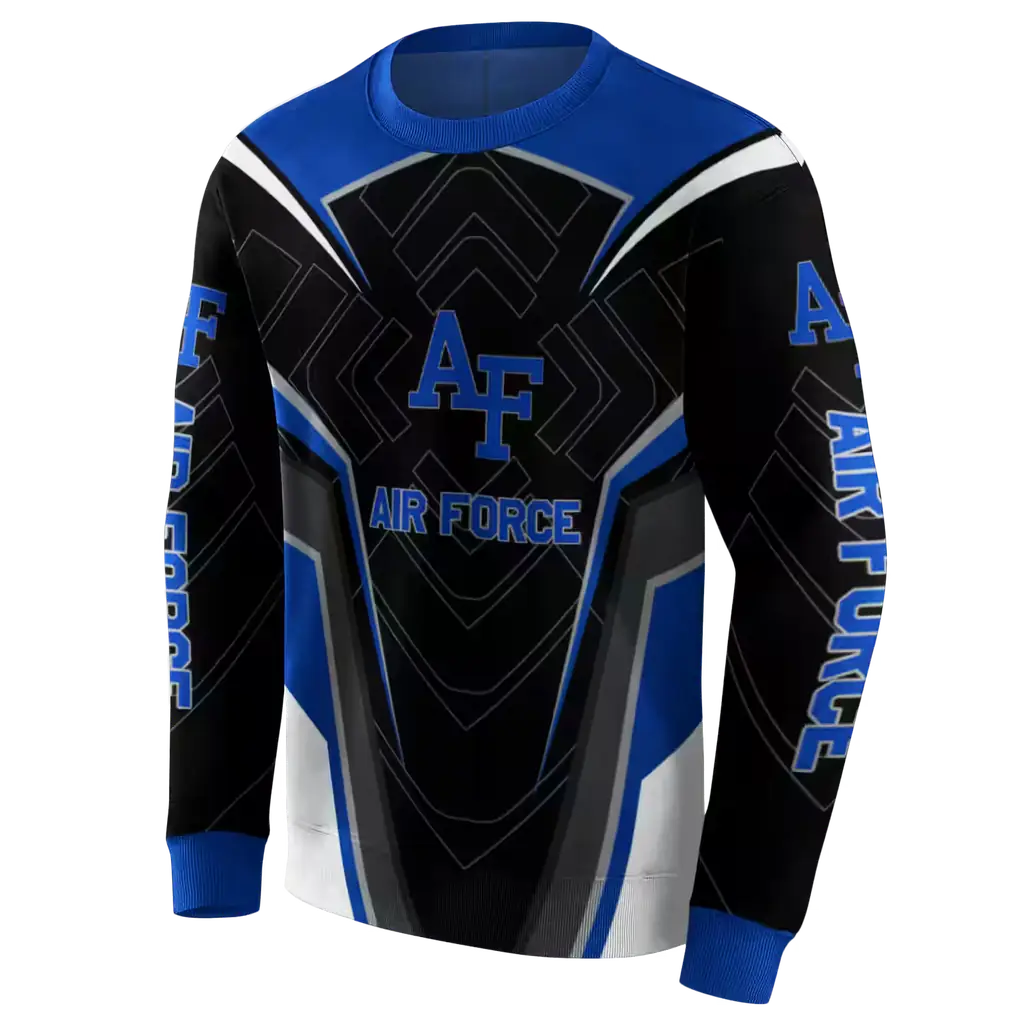 air force falcons futuristic pattern blue black hoodie new arrival air force falcons futuristic pattern blue black hoodie new arrival