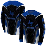 air force falcons futuristic pattern blue black hoodie best selling