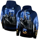 air force falcons halloween vibes blue black hoodie best selling
