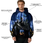 air force falcons halloween vibes blue black hoodie best selling