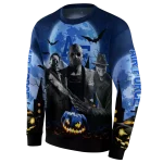 air force falcons halloween vibes blue black hoodie best selling