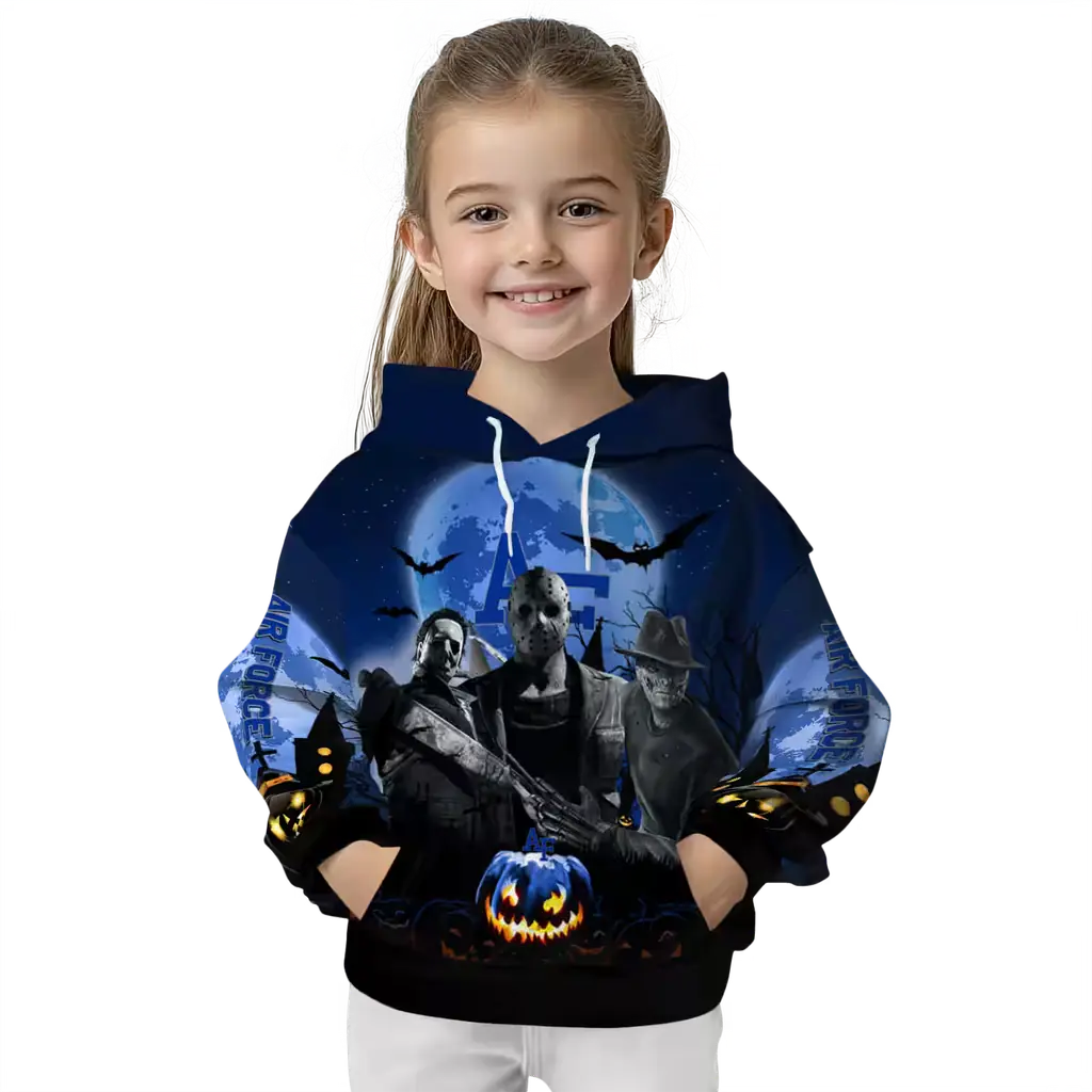 air force falcons halloween vibes blue black hoodie top rated air force falcons halloween vibes blue black hoodie top rated