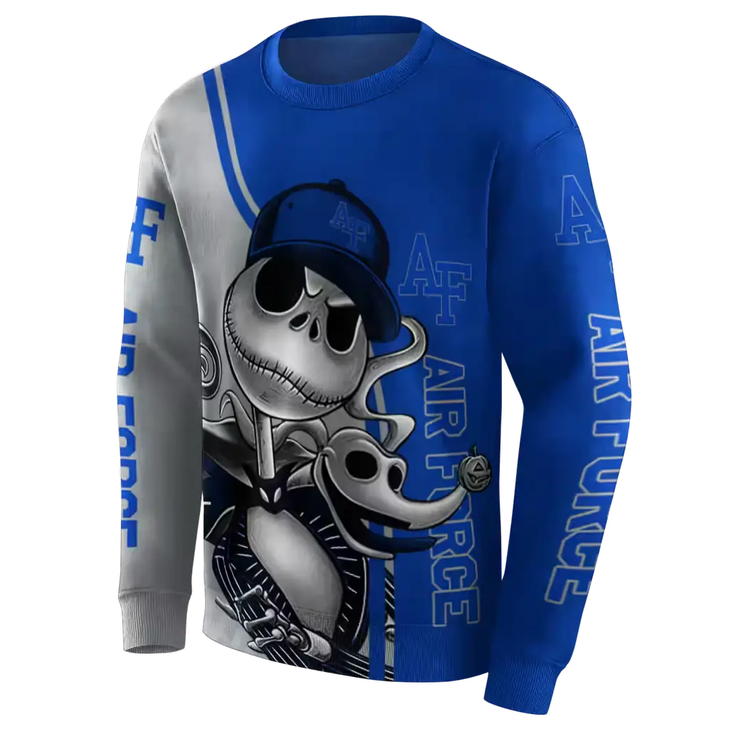air force falcons jack skellington blue hoodie new arrival air force falcons jack skellington blue hoodie new arrival
