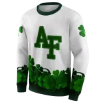 air force falcons lucky motif white green hoodie best selling