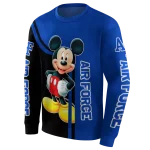 air force falcons mickey mouse blue black hoodie best selling