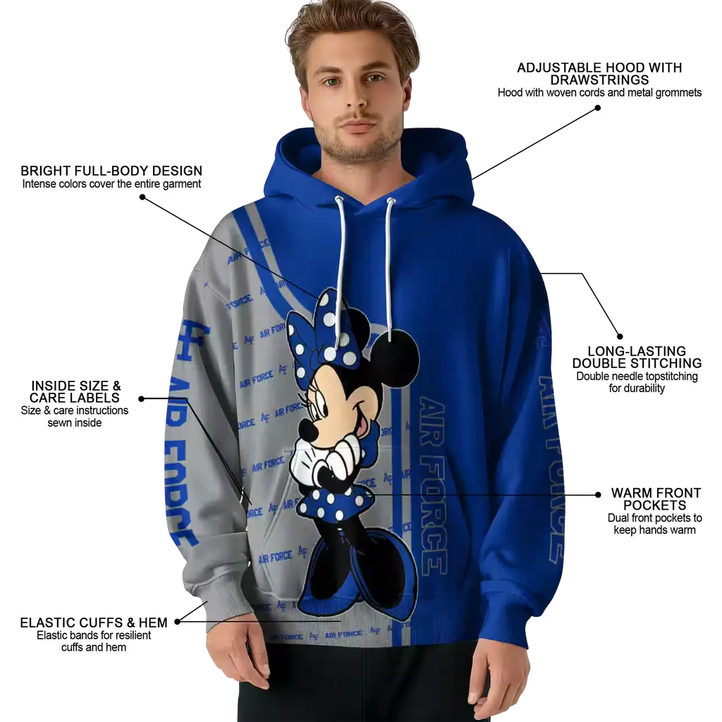 air force falcons minnie mouse blue hoodie latest model air force falcons minnie mouse blue hoodie latest model