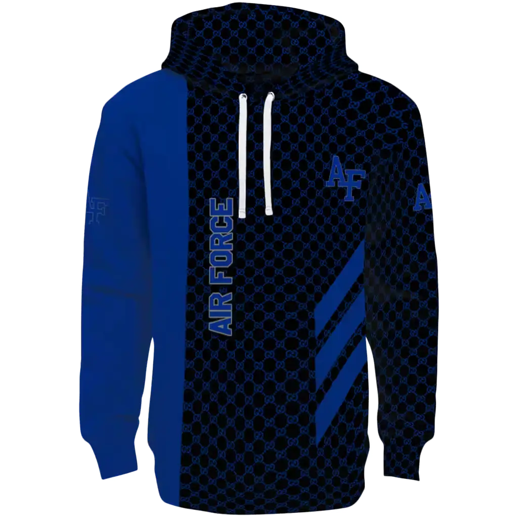 air force falcons monogram pattern blue hoodie best selling air force falcons monogram pattern blue hoodie best selling