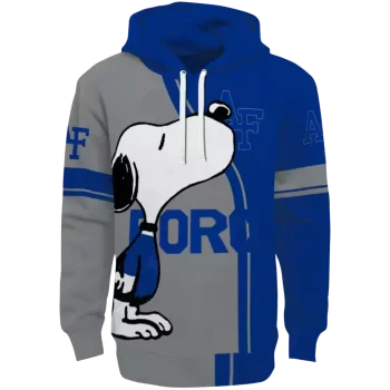 air force falcons playful snoopy blue hoodie best selling