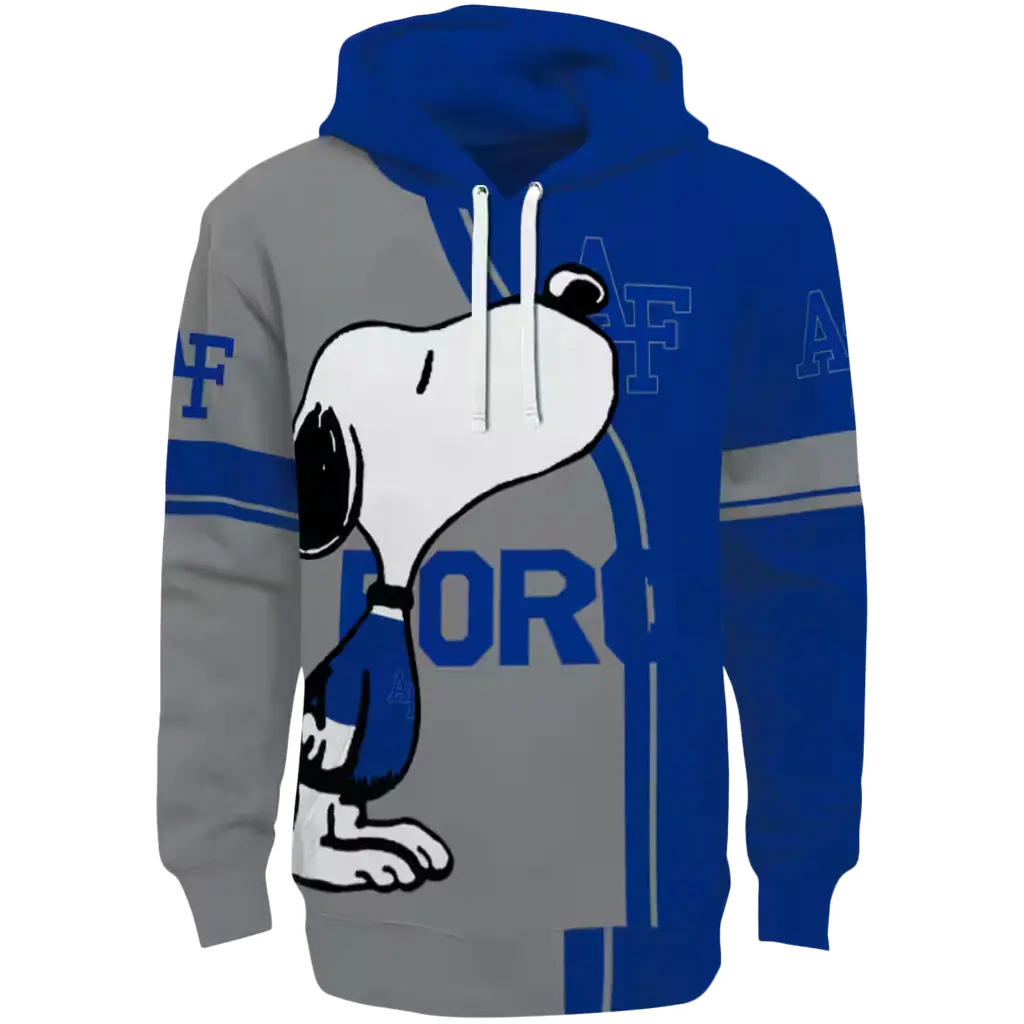 air force falcons playful snoopy blue hoodie best selling air force falcons playful snoopy blue hoodie best selling