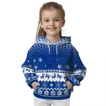 air force falcons reindeer motif blue hoodie best selling