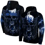 air force falcons skull artwork blue black hoodie best selling