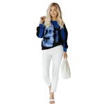 air force falcons skull motif blue black hoodie best selling