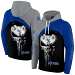 air force falcons skull punisher grey black hoodie best selling