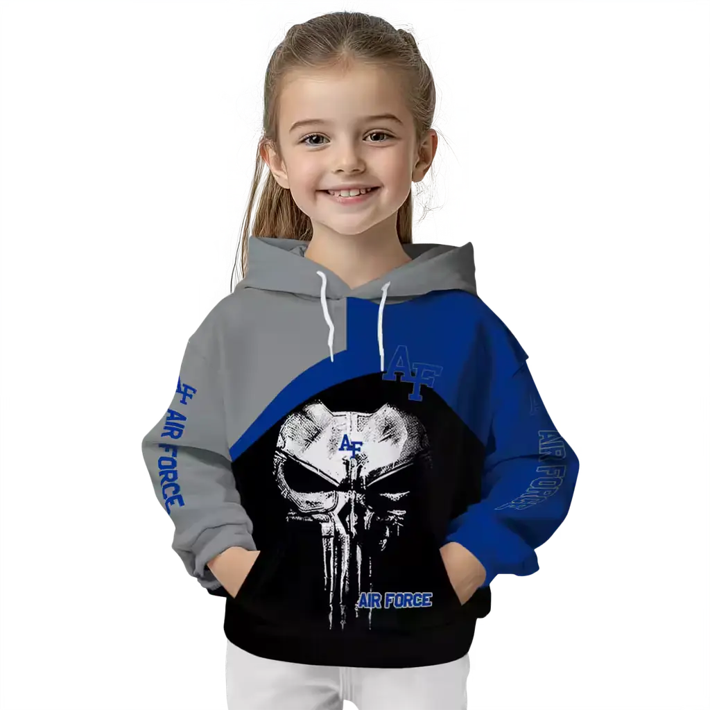 air force falcons skull punisher grey black hoodie top rated air force falcons skull punisher grey black hoodie top rated