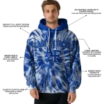 air force falcons tie dye pattern blue hoodie best selling