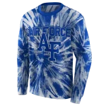 air force falcons tie dye pattern blue hoodie best selling