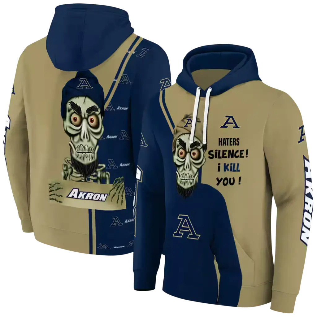 akron zips achmed skull blue hoodie fashion forward akron zips achmed skull blue hoodie fashion forward