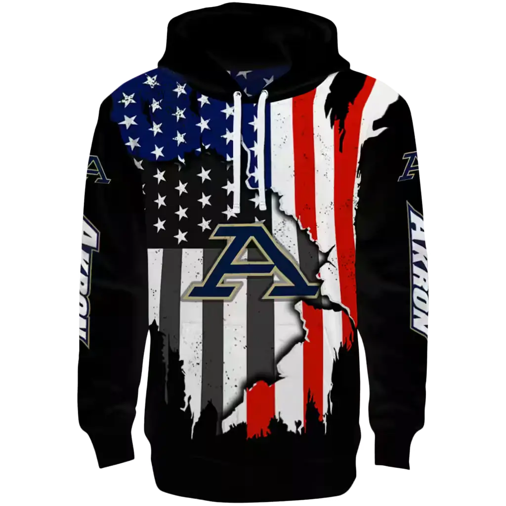 akron zips american pride black hoodie best selling akron zips american pride black hoodie best selling
