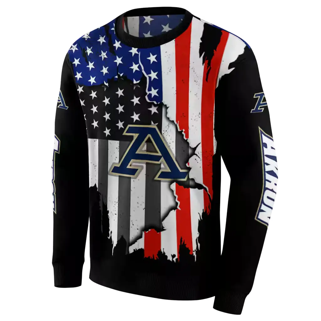 akron zips american pride black hoodie new arrival akron zips american pride black hoodie new arrival