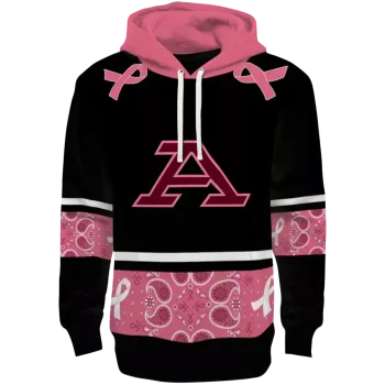 akron zips awareness ribbon black pink hoodie best selling