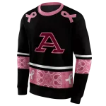 akron zips awareness ribbon black pink hoodie best selling