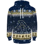 akron zips christmas trees blue hoodie best selling