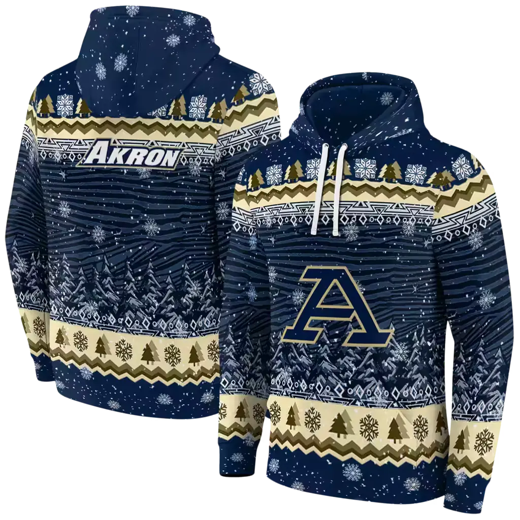 akron zips christmas trees blue hoodie fashion forward akron zips christmas trees blue hoodie fashion forward