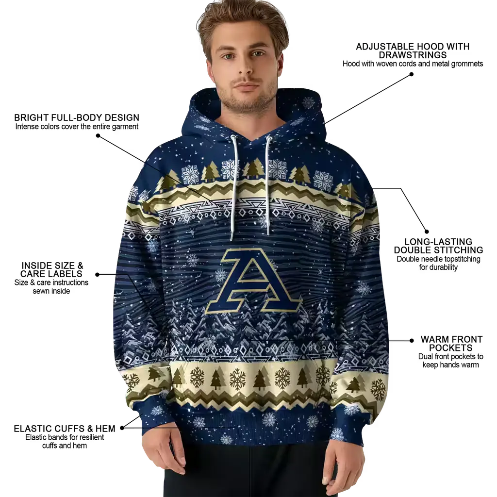 akron zips christmas trees blue hoodie latest model akron zips christmas trees blue hoodie latest model