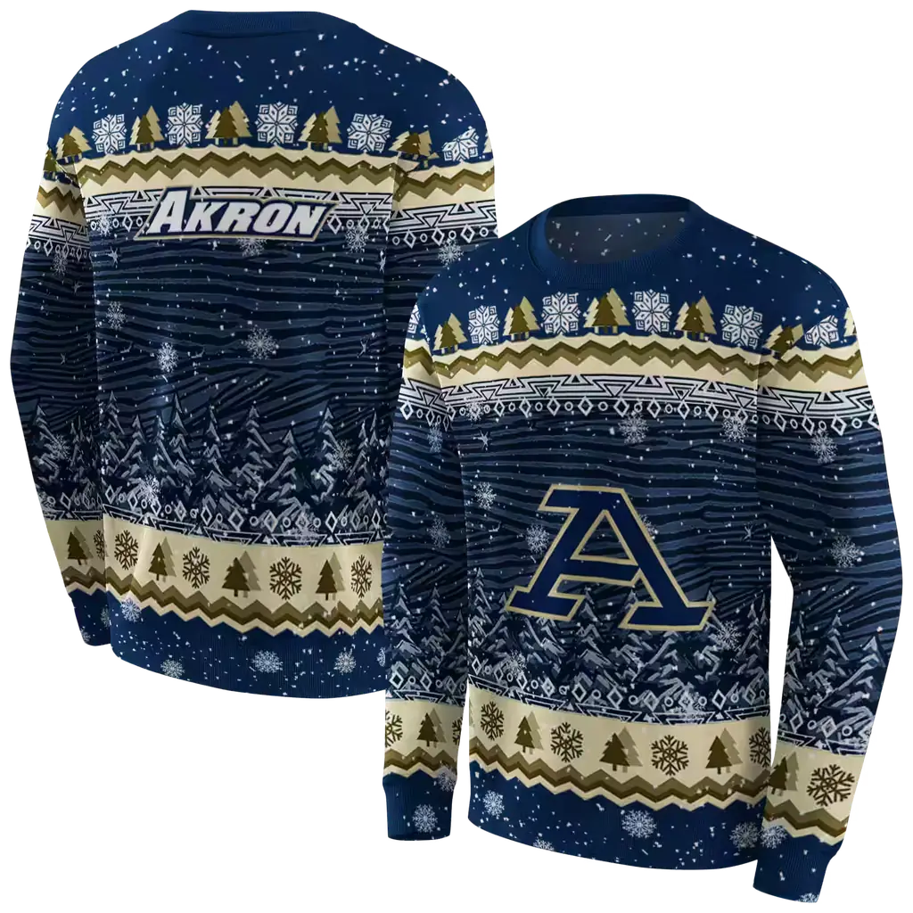 akron zips christmas trees blue hoodie premium grade akron zips christmas trees blue hoodie premium grade