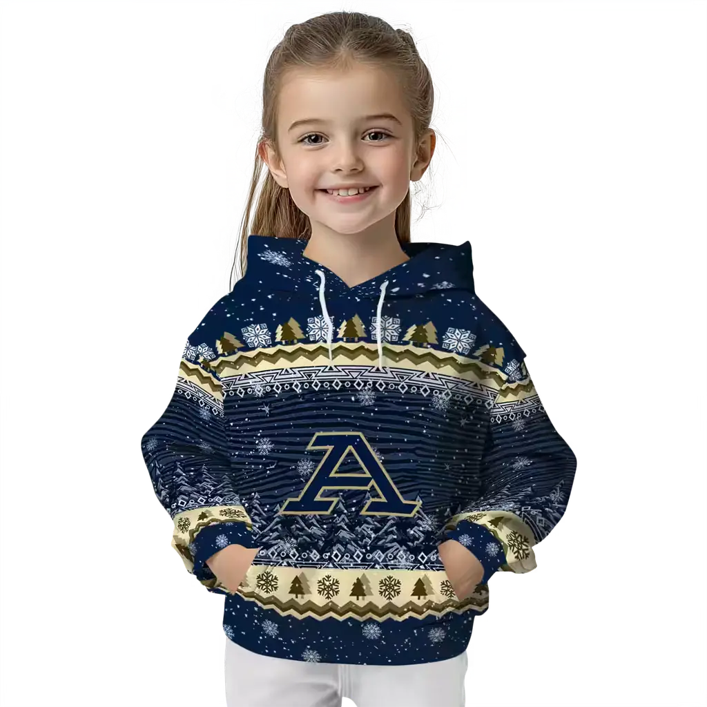 akron zips christmas trees blue hoodie top rated akron zips christmas trees blue hoodie top rated